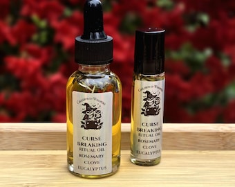 Olio rituale - Sicuro per la pelle / Set di intenzioni / Ingrediente per incantesimi / Olio per unzione / Olio per incantesimi / Stregoneria, Ingredienti naturali, Profumo di strega