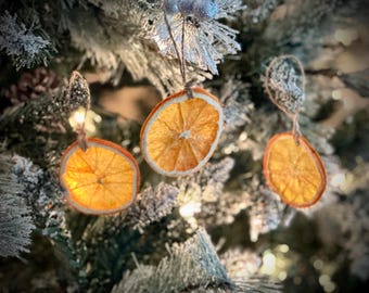 Natural Dried Orange Slice Oranament, Christmas, Yule, Citrus, Winter Solstice, Magic, Boho Decor, Dehydrated, Festive, Gift, Rustic Holiday