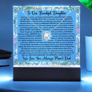 Personalized Acrylic Picture Frame With LED, Custom Walnut Photo Frames