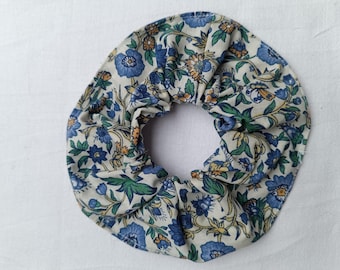 Adult scrunchie - cotton found at Emmaüs - zero waste accessory