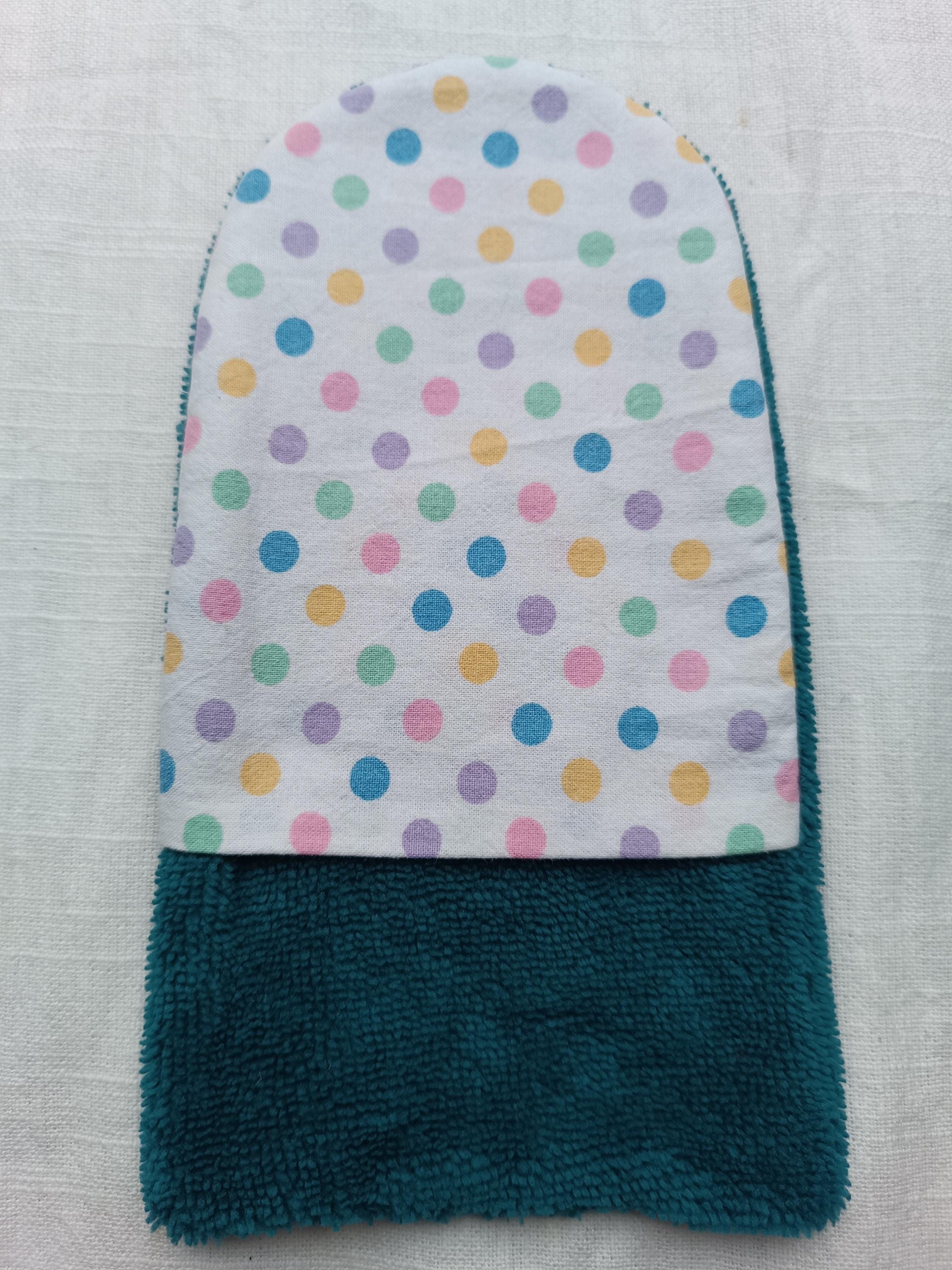 Reversible washcloth - zero waste - handmade - eco-responsible