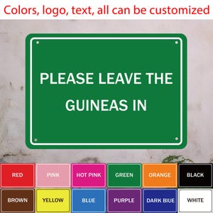 Personalized Sign Weatherproof,Custom Full-Color Metal Sign,Multiple Colors Outdoor Aluminum Make Your Own Sign (Horizontal/Vertical)
