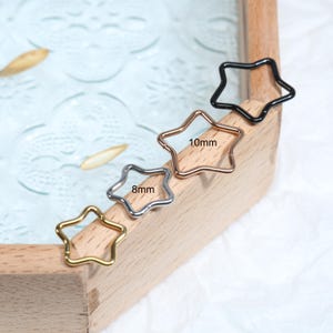 316L Surgical Steel Septum Ring Star Nose Ring Hoop -Daith Helix Tragus Rook -Piercing Jewelry -Cartilage Earring -16G