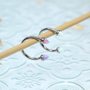 Konopal Hästsko Örhänge Piercing - Smiley Ring - Skivstång - Näsring - Läpp - Ögonbryn - Nässtång - Helix - Tragus