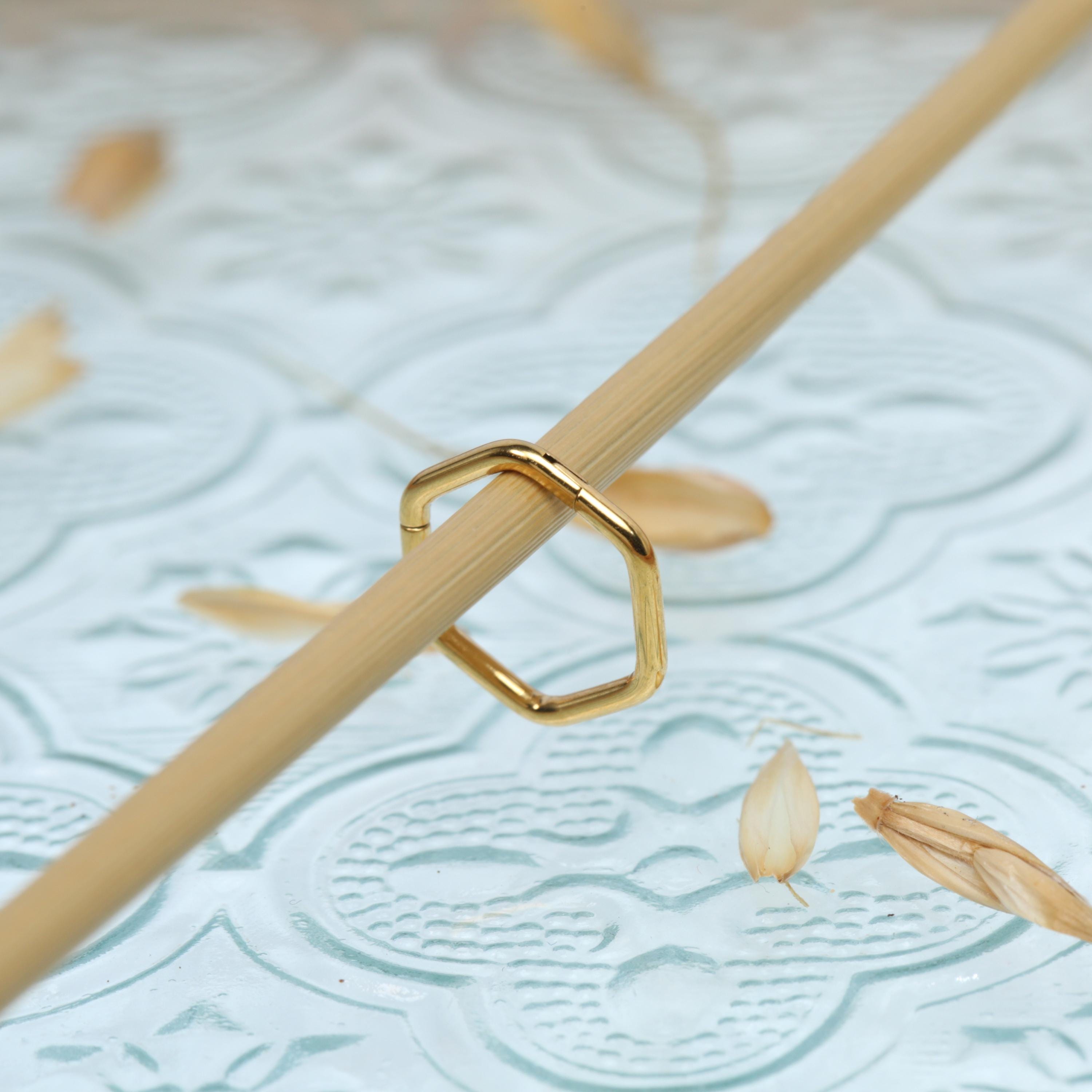 Hexagonal Nose Ring Helix Cartilage Earring Hoop Surgical Steel