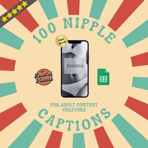 ONLYFANS Nipple Captions Bundle | Perfect for Boobs Posts, Only Fans