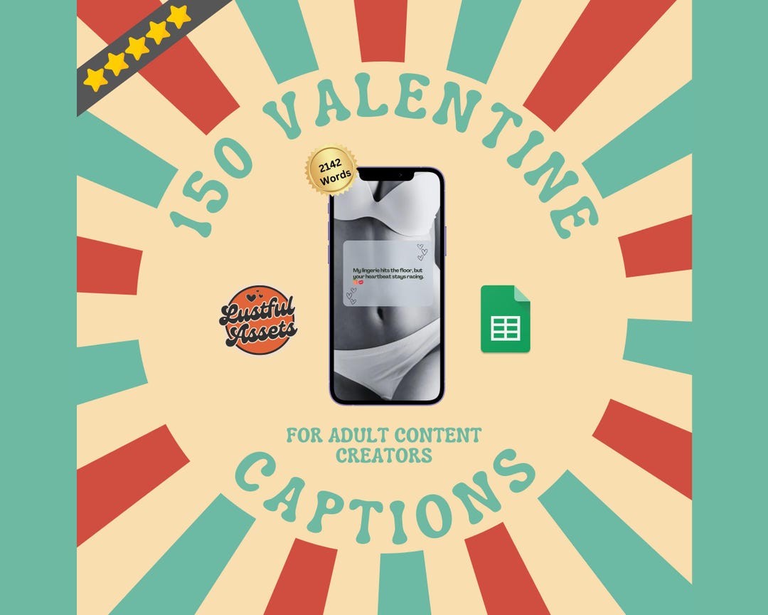 ONLYFANS Valentine's Captions Bundle | Perfect for Posts, Only Fans PPV ...