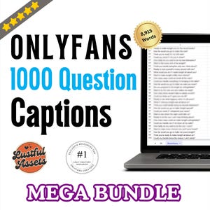 Onlyfans 1000 Question Captions Bundle| Adult Content Creators DM, Camgirls Fansly Users, OF ideas, Twitch & Snapchat Marketing Post