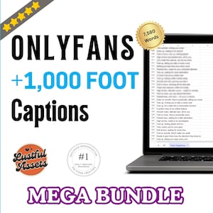 Onlyfans 1000 Foot Captions Bundle| Sexy Mega Foot Fetish niche Adult Content Creators DM, Camgirls Fansly, OF, Twitch Snapchat, Marketing