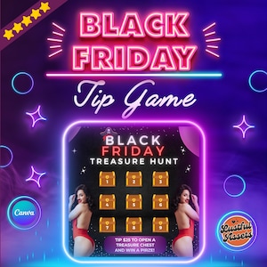 ONLYFANS Black Friday Tipping game, Treasure Hunt| Onlyfans Tip Game Idea Templates, OF, Fansly Snap, camgirls, Content creators Bundle
