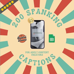 ONLYFANS Spanking Captions Bundle | Perfect for Spank & ass Posts, Only Fans PPV, Mass Messages ideas,  Scripts, camgirls, Fansly Snap OF