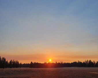 Sunset in Opal Meadow Print