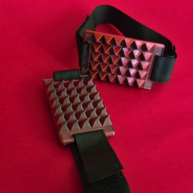 Triangular Vs Rectangular Spikes Evil Points | 3D Printed Spiked Impact Pads: | Straight or Slanted ...