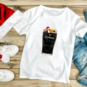 Christmas Guinness Beer Toucan Clip Art - PNG & SVG - Transparent Background - 300 DPI - Digital Download, Christmas Jumper