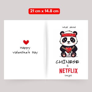 Tarjeta de San Valentín imprimible/personalizable y de descarga instantánea/tarjeta de San Valentín china y de Netflix