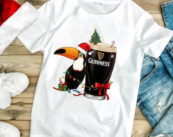 Christmas Guinness Toucan Clip Art: Holiday Jumper Design (PNG & SVG Digital Download)