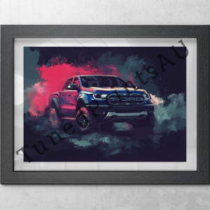 Ford Ranger Raptor Digital Print Downloadable Poster Wall Art Home ...