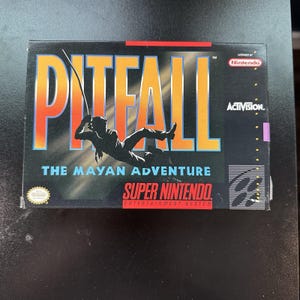 Pitfall: The Mayan Adventure Super Nintendo Complete In Box Very Good Condition