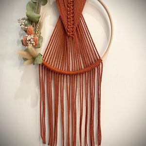 Macrame & dried flower crown
