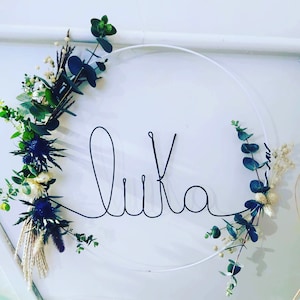Dried flower crown