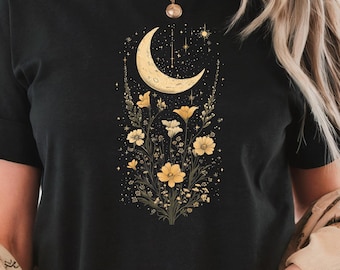 Mystic Moon And Sun Shirt: Boho Celestial Tee