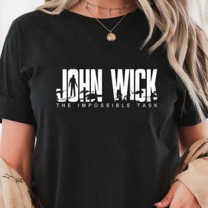 John Wick, Movie T-Shirt, Keanu Reeves, Action Thriller, Revenge, Graphic tee John Wick Sweatshirt John wick Hoodie