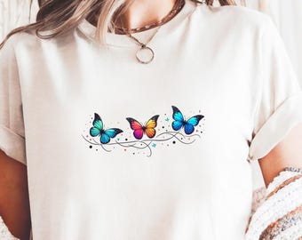 Butterfly Vintage T Shirt , Butterfly Hoodie , Butterfly Sweatshirt, Sweatshirt For Man ,Hoodie For Woman , GIfts , Cool T Shirt