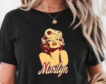 Marilyn Monroe Graphic T-Shirt / Marilyn Monroe Graphic Tee / Hollywood Star Graphic T-Shirt / Fashion Graphic T-Shirt