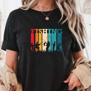 Fishing Shirts, Fishing Tees, Fishing Presents, Fishing Gifts, Fisherman Tshirts | Angling Shirts, Fishing Dad, Angler Shirt, Love Fishing