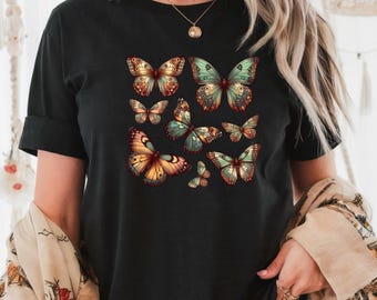 Butterfly Vintage T Shirt , Butterfly Hoodie , Butterfly Sweatshirt, Sweatshirt For Man ,Hoodie For Woman , GIfts , Cool T Shirt