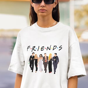 Retro Friends Sweatshirt, Friends Rachel Hoodie, Joey Friends Shirt, Chandler Bing T-Shirt, Monica Geller Shirt, Phoebe Buffay Tee