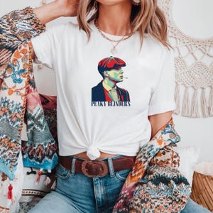 Comfort Colors® Tommy Shelby Unisex T-Shirt, Cillian Murphy, Peaky Blinders, Gangster, TV Show, Unisex Garment-Dyed T-shirt