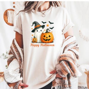 Happy Halloween T Shirt, Halloween Costume Gift for Friends, Halloween pumpkin, Halloween Gift, Happy Halloween Sweatshirt Hoodie