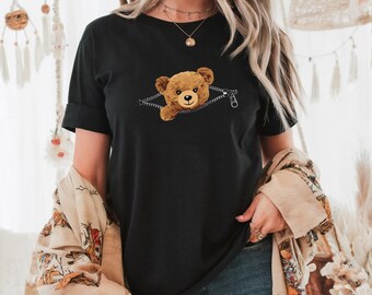 Vintage T Shirt ,  Teddy Bear Hoodie , Teddy Bear Sweatshirt, Sweatshirt For Man ,Hoodie For Woman , GIfts , Cool T Shirt