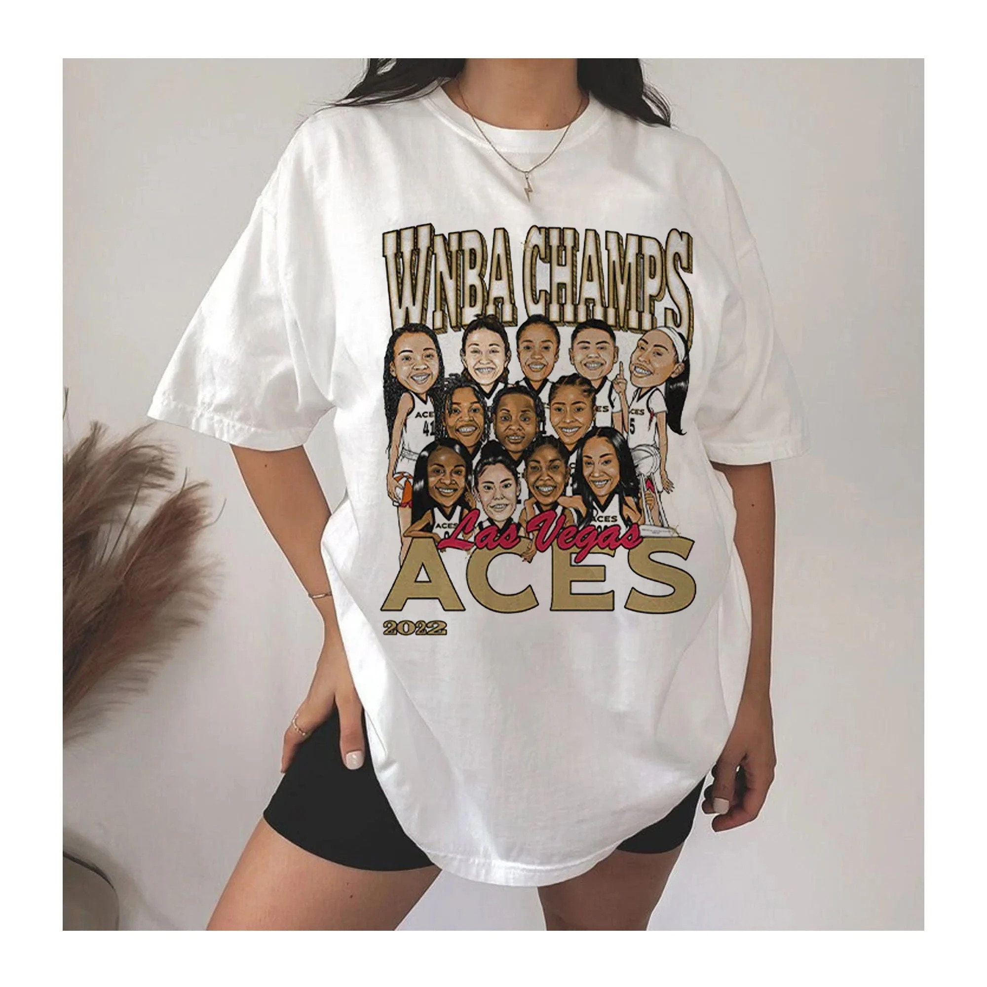 2022 Las Vegas Aces T-Shirt WNBA Champions 22 Vegas T-shirt Gift