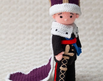 pdf Digital download - Doll - King CROCHET Pattern - Advanced UK Terminology