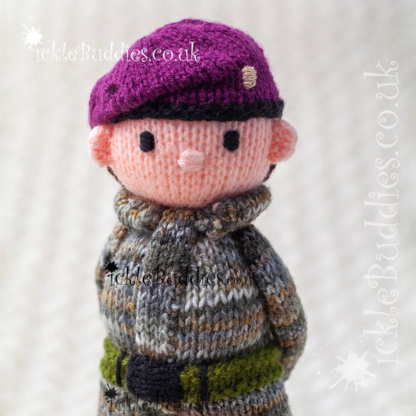 Army Doll Knitting Pattern Etsy