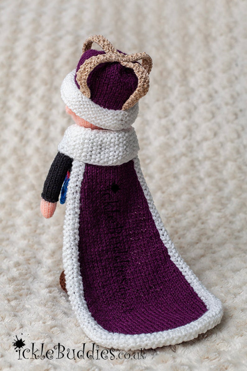 King Charles III Knitting Pattern Intermediate Etsy UK