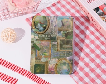 Monet Painting Collage Kindle Paperwhite 2025 Zupełnie nowe etui na Kindle 12, impresjonistyczna sztuka Paperwhite, etui na Kindle Paperwhite 1/2/3/4