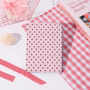 Personalized Blush Pink Polka Dot All New Kindle Paperwhite Case, Paperwhite Cover Kindle Case For Paperwhite 1/2/3/4th, Kindle 11/12th Case