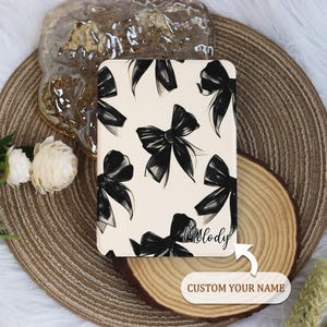 Zwarte strik Kindle Paperwhite 2021-hoesje, geheel nieuwe Kindle-hoes, Paperwhite-cover Kindle-hoesje voor Paperwhite 1/2/3/4, Kindle 2022, Kindle 11e
