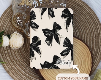 Black Bowknot Kindle Paperwhite 2021 Case, All New Kindle Case, Paperwhite Cover Kindle Case For Paperwhite 1/2/3/4, Kindle 2022,Kindle 11th