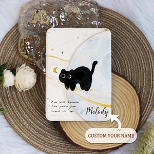 Cute black cat in space Kindle Paperwhite 2021 Kindle Case,Paperwhite Kindle Case for Paperwhite 1/2/3,Kindle 2022,Kindle 11th,Gift for Her