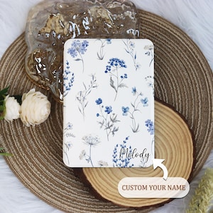Blue Floral Kindle Paperwhite 2021 Case,All New Kindle Case,Paperwhite Cover Kindle Case For Paperwhite 1/2/3/4,Kindle 2019/2022,Kindle 11th