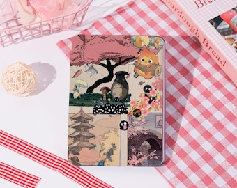 Totoro and Soot Sprites Kindle Paperwhite Case,All New Kindle Case,Paperwhite Cover Kindle Case For Paperwhite 1/2/3/4,Kindle 11th/12th Case