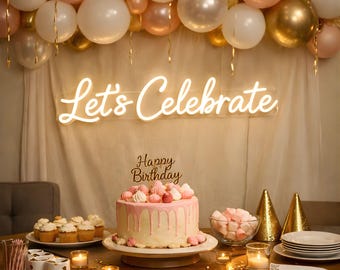 Custom LED Neon Sign: Party & Event Décor