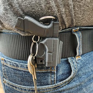 Compact Pistol Keychain | Concealed Carry Style Keyholder | Tactical Style EDC Gift | Party Favors