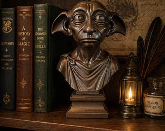 House Elf Shelf Decor / Dobby-Inspired Study Figure