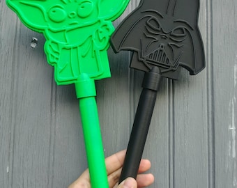 Grogu Contactless Card Reader / Darth Vader Star Wars Tap to Pay Card Holders / Comic Con Funny Gift
