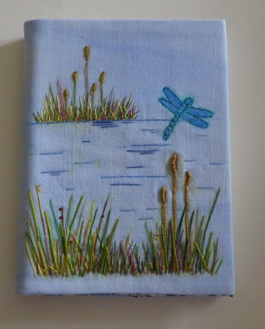 Dragonfly Note Book With Hand Embroidery - Etsy